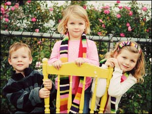 Elizabeth Hauser & her brother and sister.