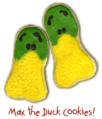 Max the Duck cookies