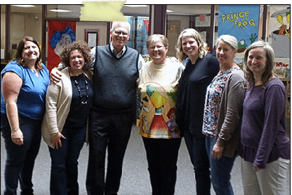 Jackie Urbanovic at Fairview Elementary School